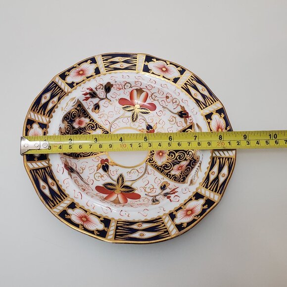 Antique Royal Crown Derby Imari Muffin Dish with Lid 1906 - Picture 11 of 15